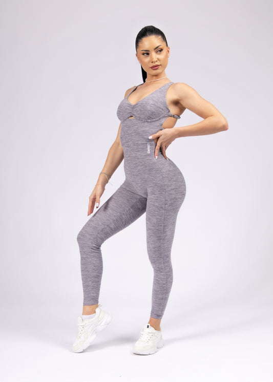 Strappy Sculpt Light-Grey  Bodysuit