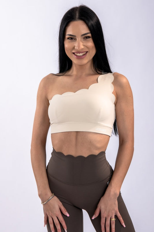 Wave Motion Ivory Bra