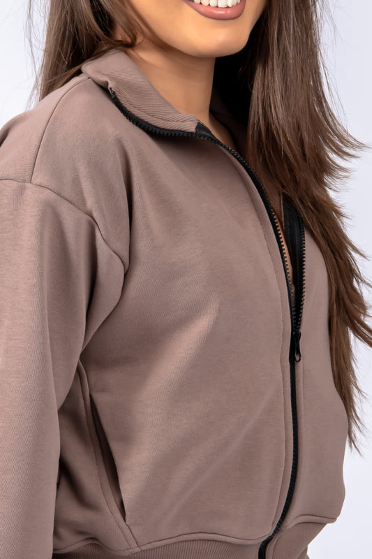 Hanorac dama Zip-Up Joy Coffee